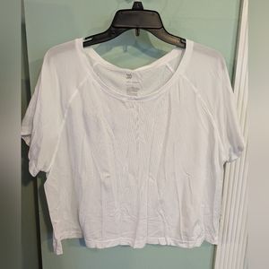 NWT Athleisure Pilates Princess All in Motion XL White Athletic Top